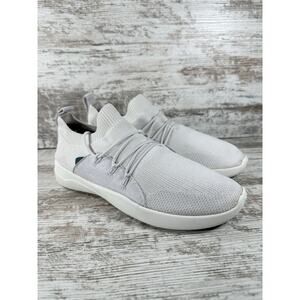 Women's Vessi Cityscape Classic White Knit Lace Up Waterproof Sneakers Sz 8